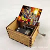Wooden Music Box Anime One Piece Luffy Zoro Pattern Hand Cranked Home Decoration Carved Musical Box Valentine's Birthday Gift 6