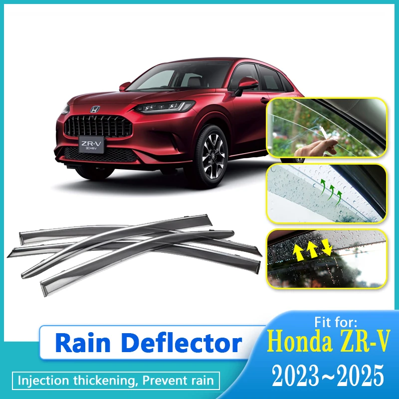 Rain Deflectors For Honda ZR V ZRV RZ HR V HRV RZ RV 2023 2024 2025