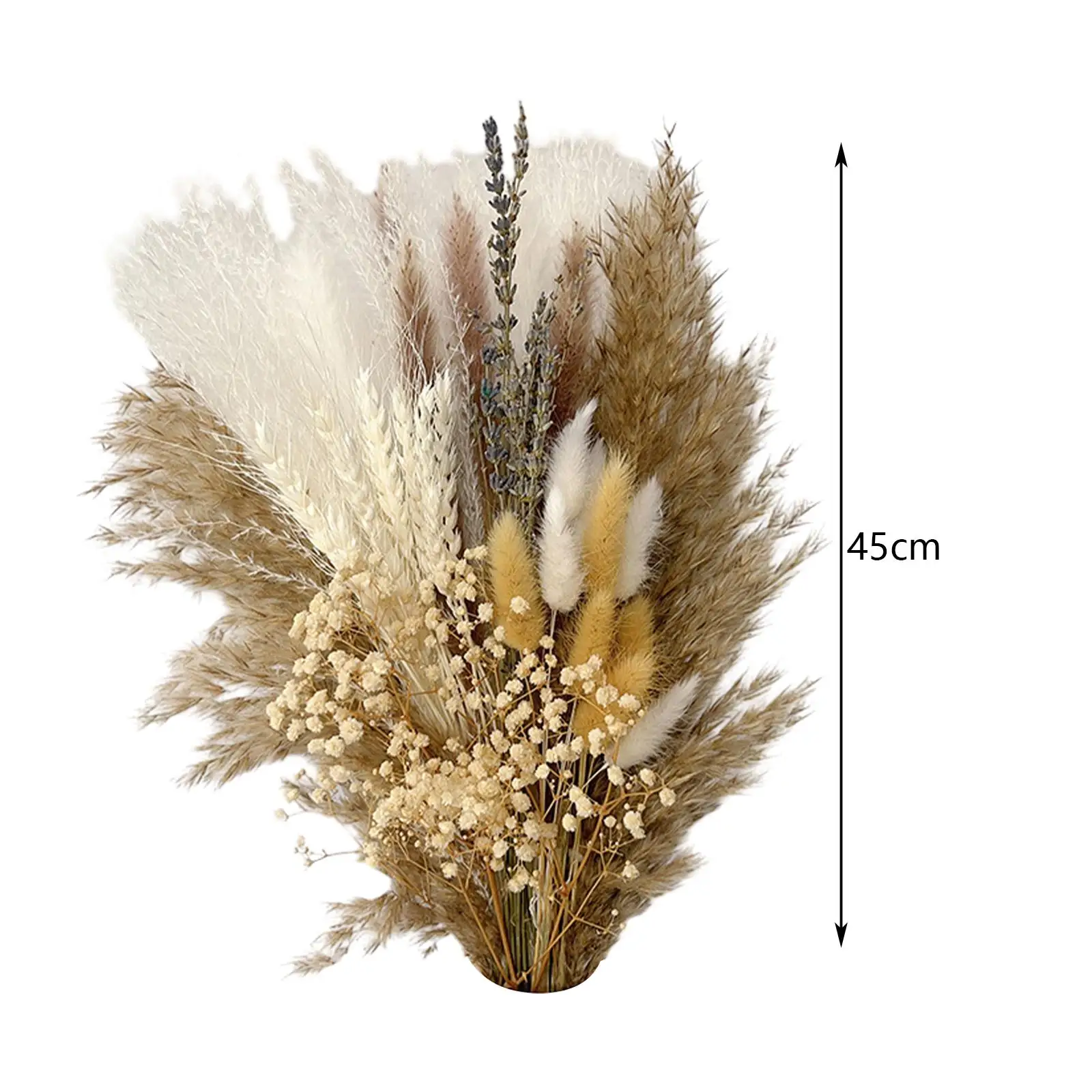 Natural Dried Flower Bouquet Ornament for Bedroom Desk Flower Arrangements