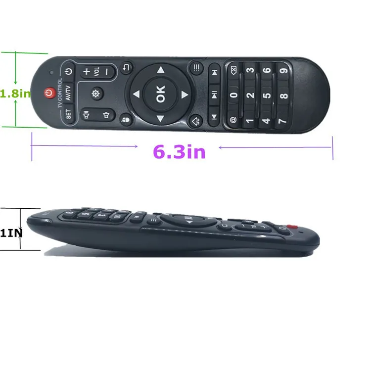X96MAX Remote Control For X92 X96Air Aidroid TV Box IR Remote Controller For X96 MAX X98 PRO Set Top Box Media Player