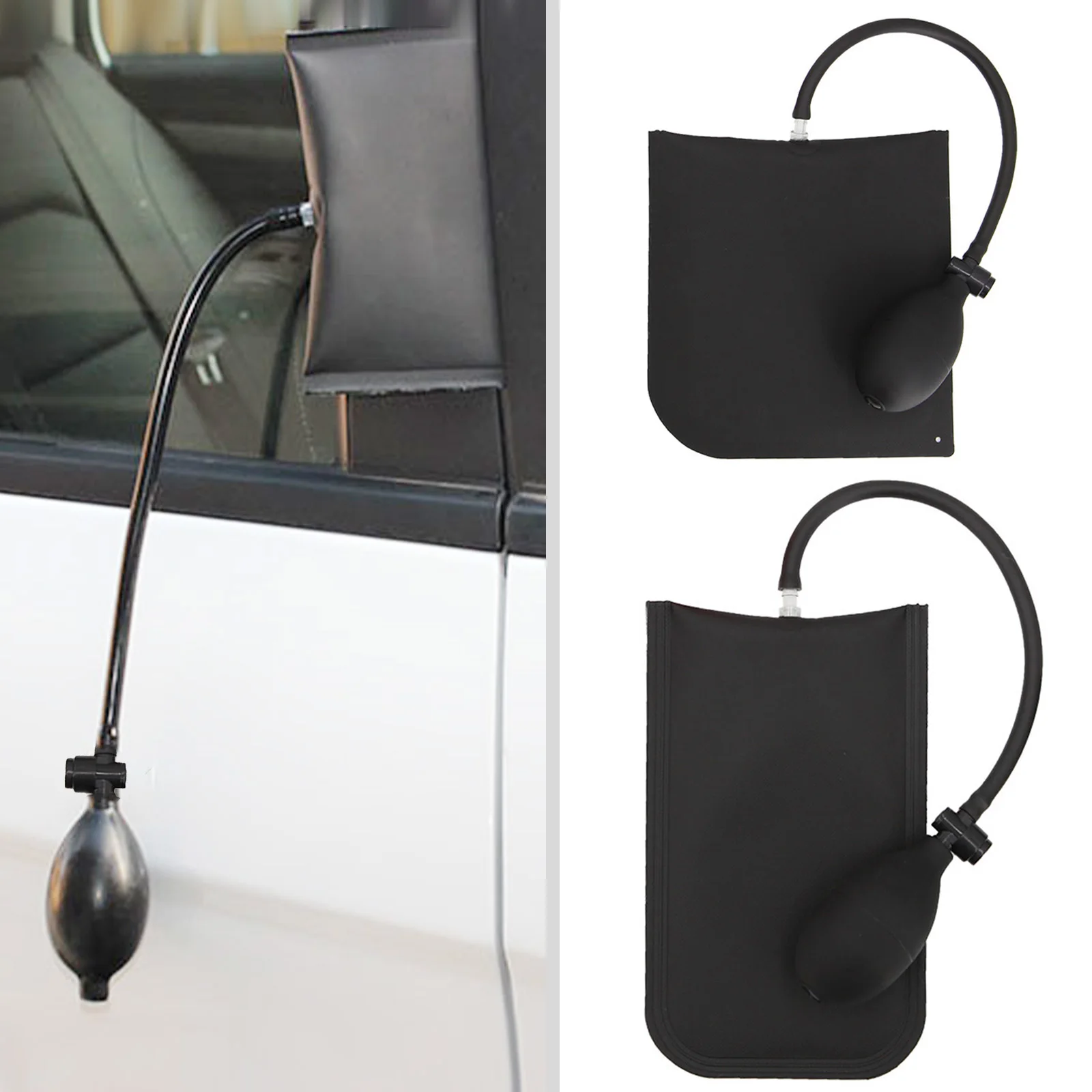 2pcsAirWedgeBagStrongAirBagPumpProfessionalLevelingKit