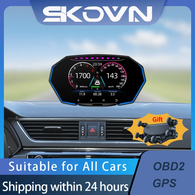 Newest Car HUD OBD2+GPS Car Head Up Display On-board Computer