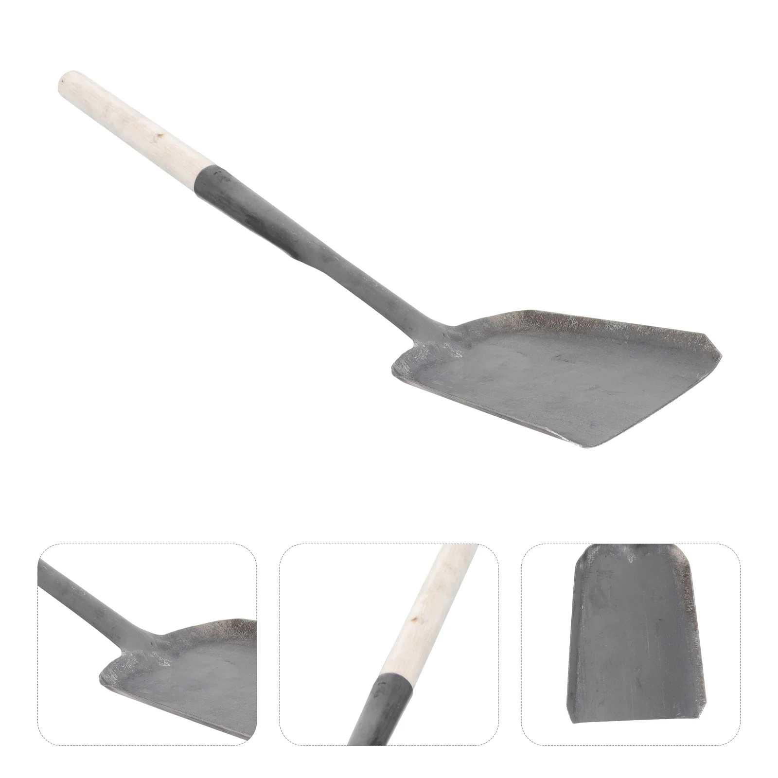 Trowel Soot Pizza Oven Outdoor Bbq Ash Tool Poker Wooden Coal-Ash Shovels Tongs kitchen bbq ash tool