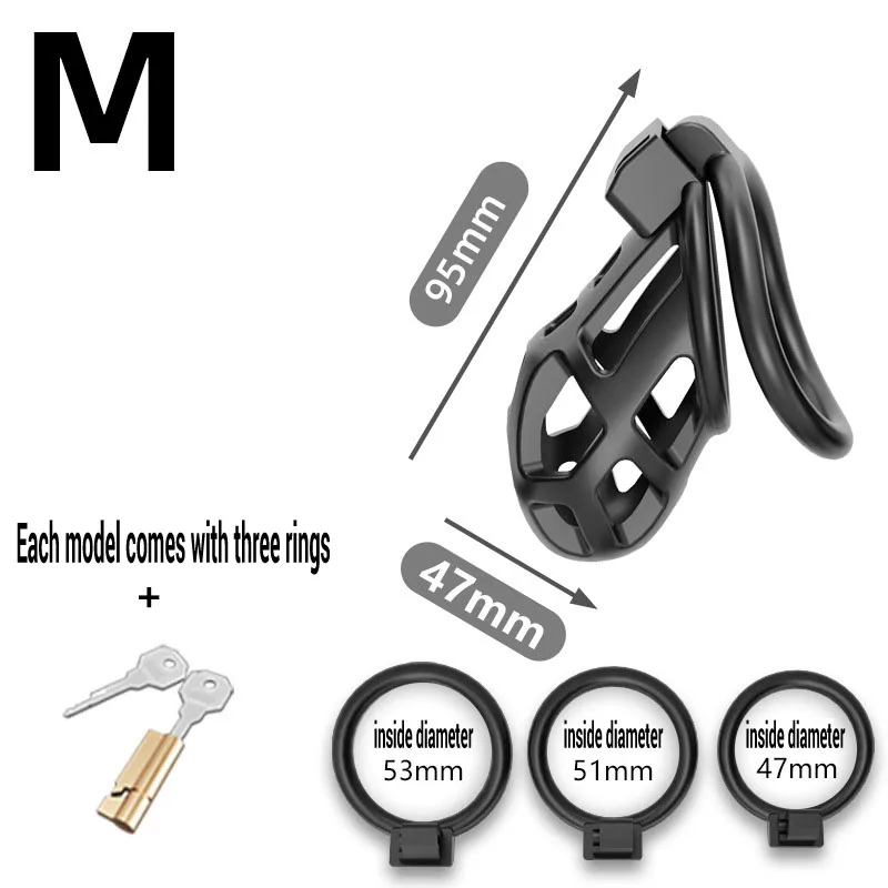 Male SM Penis Bondage, Chastity Lock, Alternative Toy, Birdcage, Ring, Massage, Chastity, Adult Sex Toys