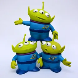 Disney Kawaii Toy Story Doll Three Eyes Alien PVC Action Figure GK Model Decor Figurine Ornament Toy Kids Chidlren Birthday Gift