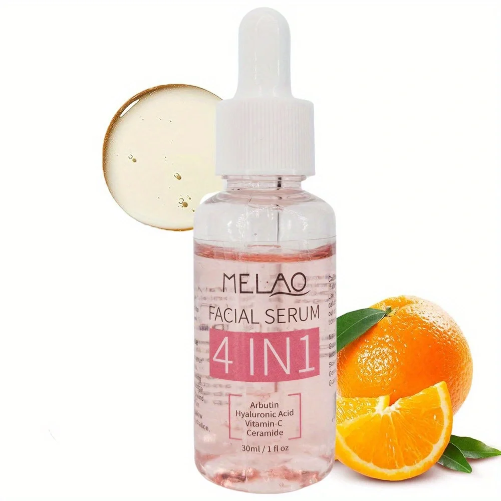 GZE 4 IN 1 Facial Serum Hydrates With Hyaluronic Acid Niacinamide Vitamin C Vitamin E 5