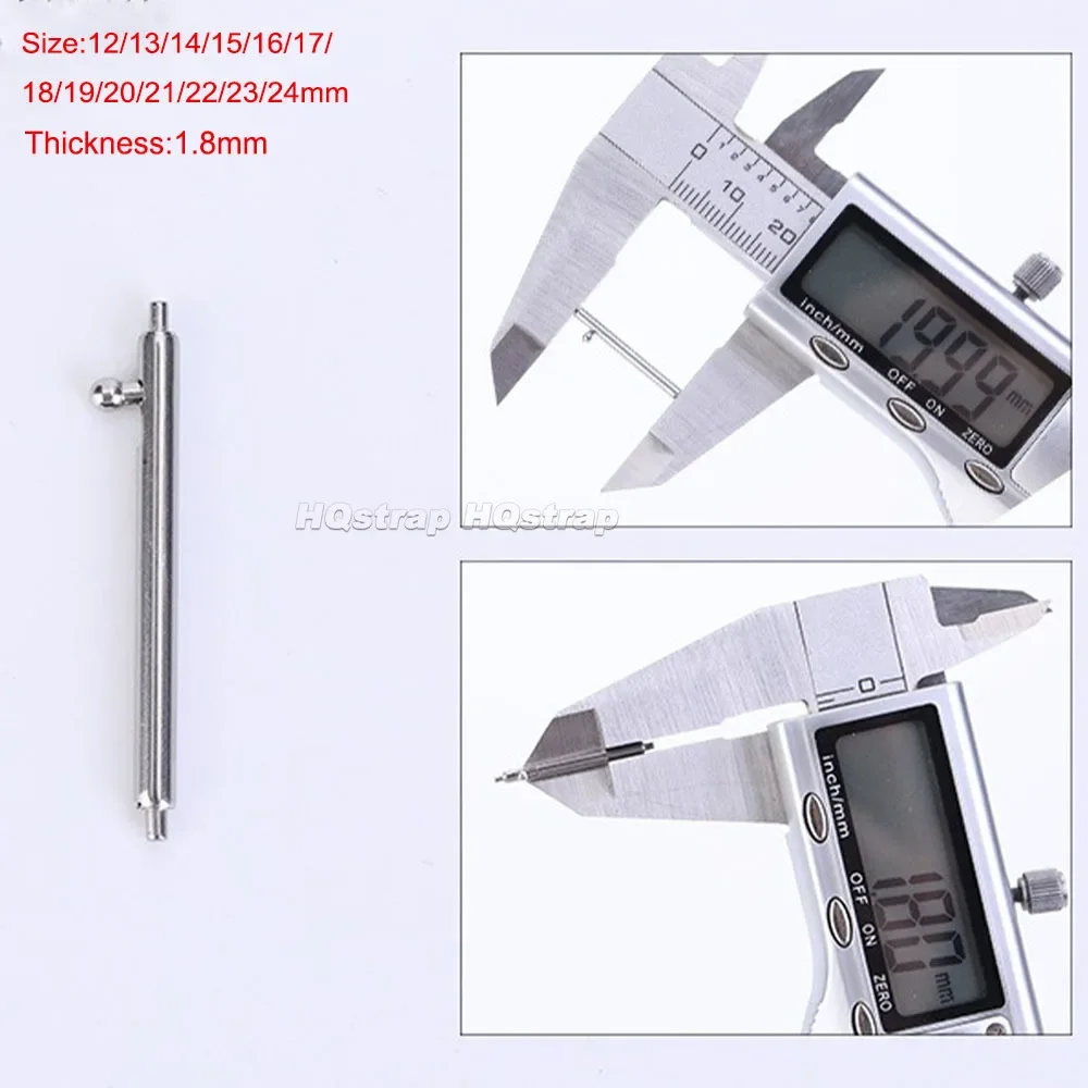 20-Piece Stainless Steel Quick Release Watchband Link Pins Set