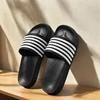 Trendy Men's Athletic Slides Durable Thick EVA Sole Lightweight Casual Home & Outdoor Wear Slides Summer utdoor Beach Slippers 6