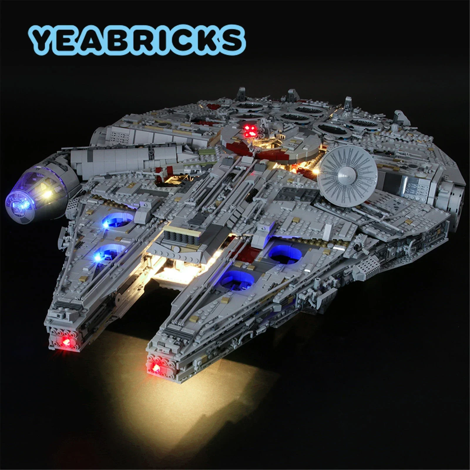 

YEABRICKS LED Light Kit for 75192 Building Blocks Set (NOT Include the Model) Bricks Toys for Children Accessories Gifts