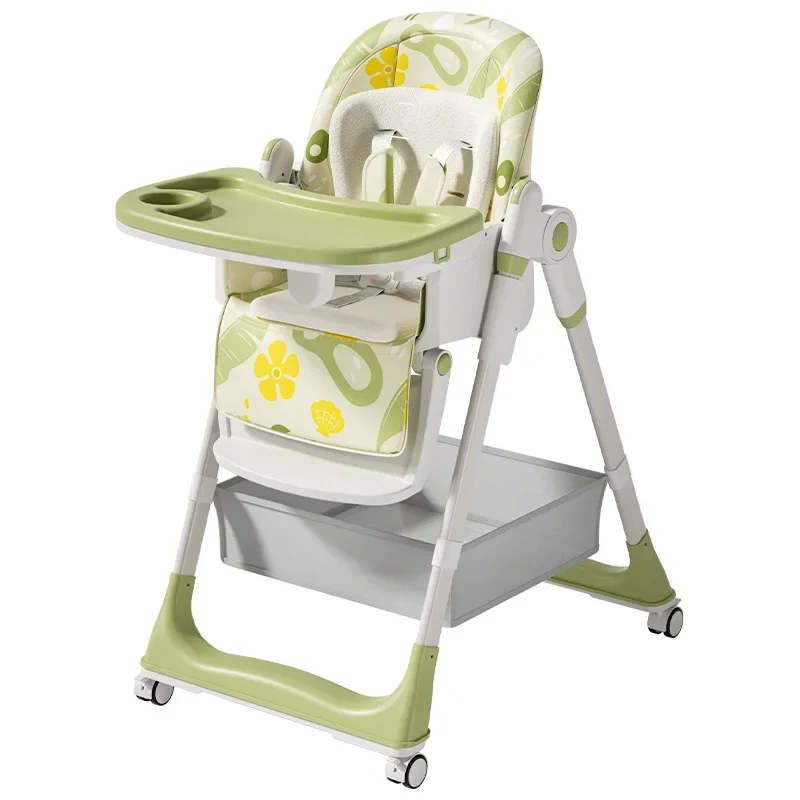 Baby Dining Chair Baby Children's Home Dining Table Chair That Can Sit and Lie Down, Portable Multifunctional Learning