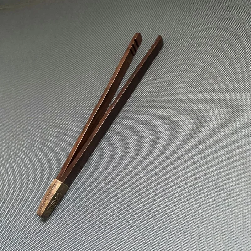 Wooden Tea Clip Bamboo Kitchen Salad Food Toast Tong Tweezer Bacon Sugar Ice Tea Utensil Teaware Accessories 1 PC