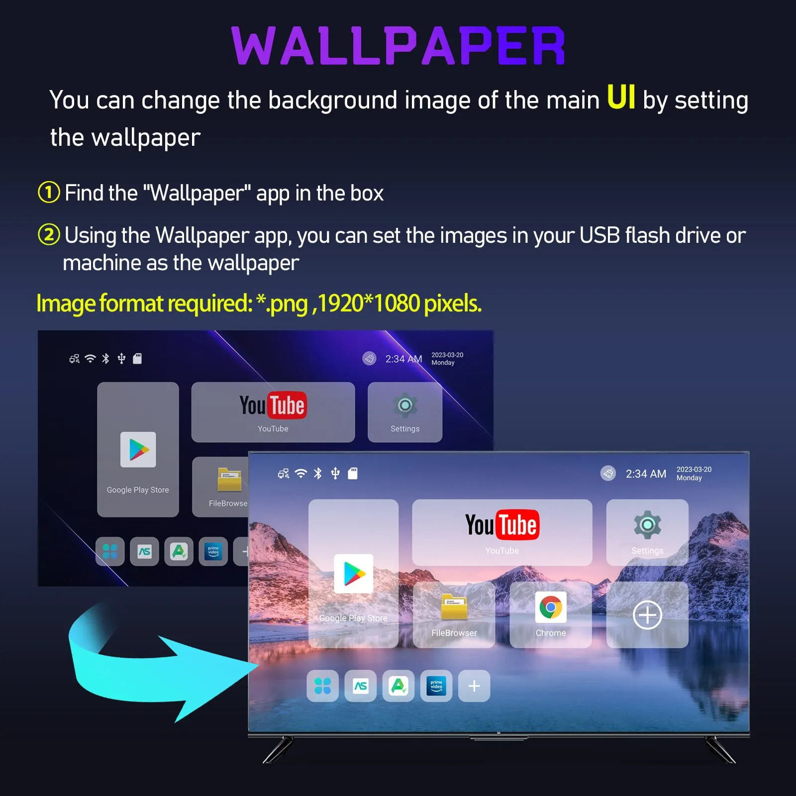 Smart TV Box H96MAX M1 Smart TV Box Android 13 Rockchip 3528 Quad Core Support 4K Video Decoding BT 4.0 Media Player Set Top Box