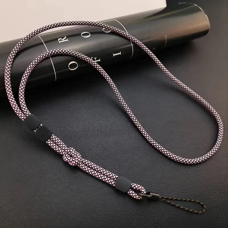 Cordino Da Polso Per Telefono Con Toppa Adesiva – Cinturino In Similpelle Argento Mirror, Universale Per IPhone, Samsung, Xiaomi - 2