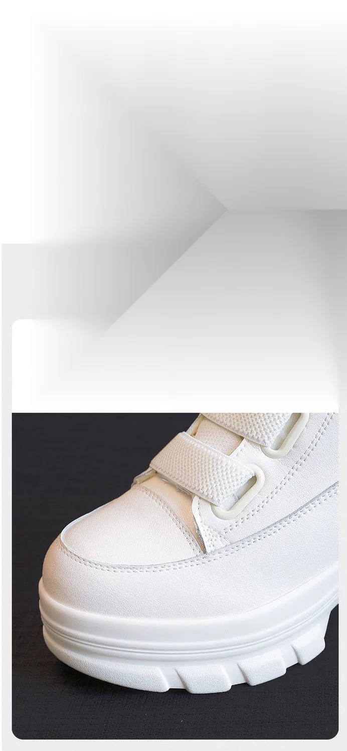 Doposci da donna 2024, la nuova altezza interna ispessita in peluche invernale aumenta i versatili stivali Martin, pelle e pelliccia_voghion.com