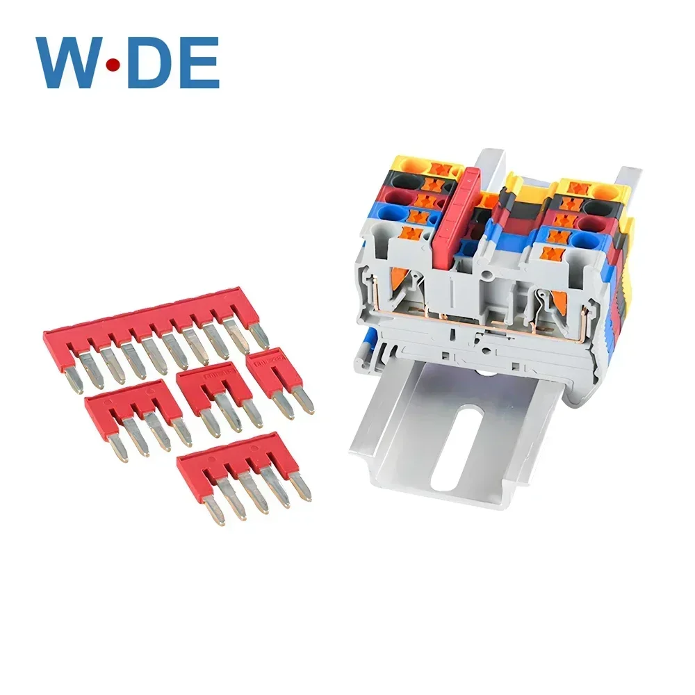 1 Piece Jumper Bridge FBS2-5 3-5 4-5 5-5 10-5 Plug-in Bridge For ST And PT DIN Rail Terminal Blocks Accessories