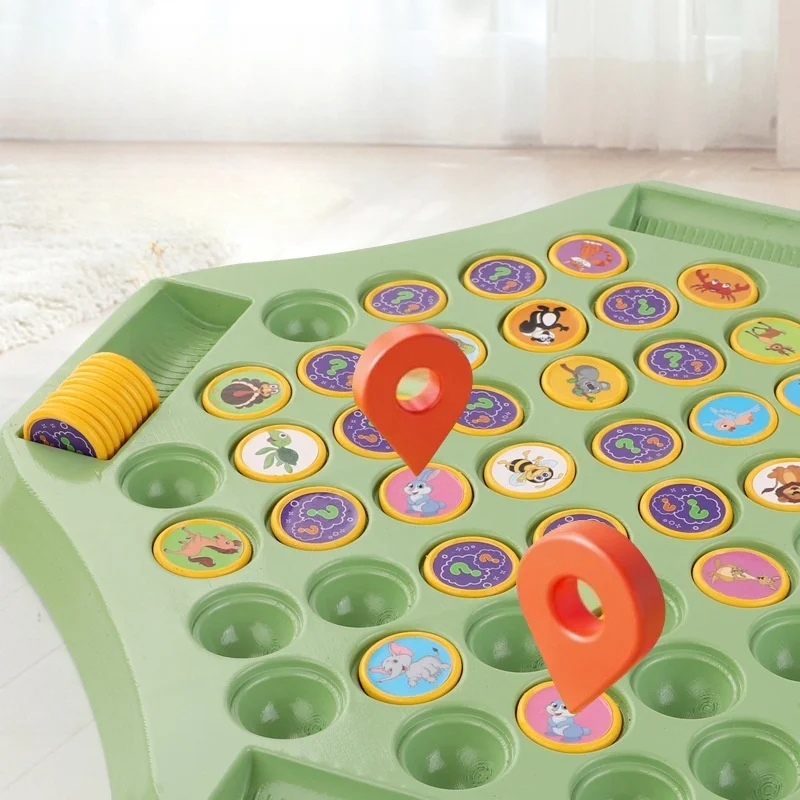 Animal Fruit The Board Game Logical Thinking Cognitive Learning Memory Matching Chess Classic Strategy Board Game