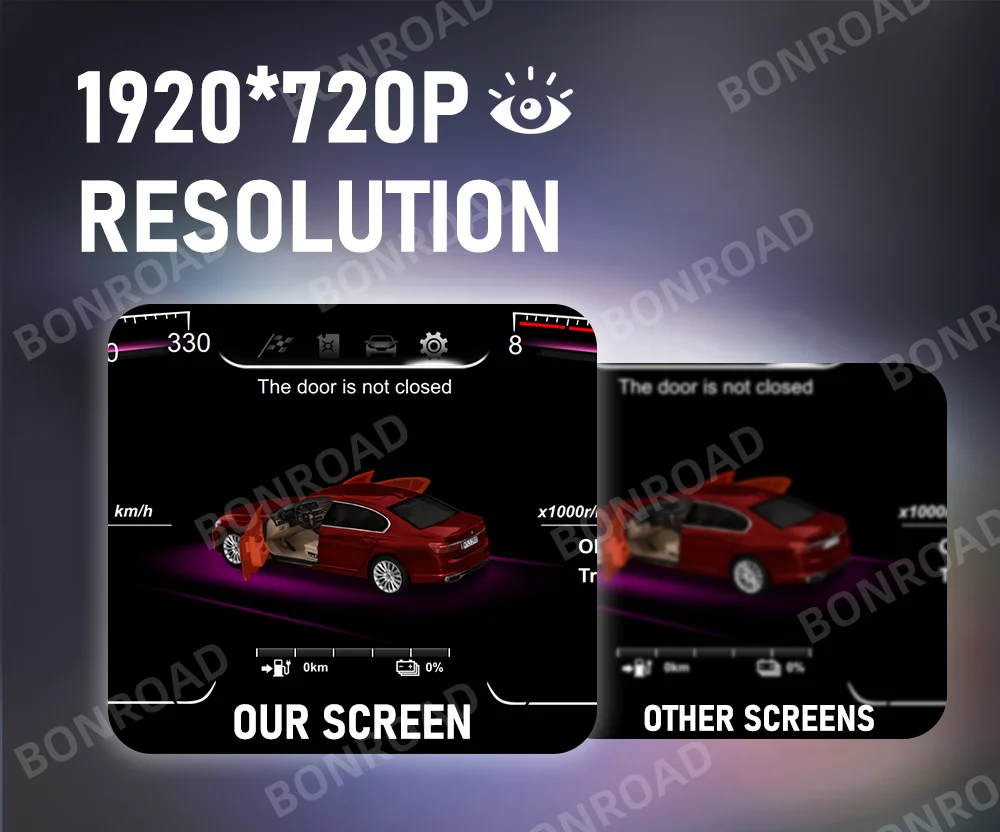 BONROAD LCD Digital Dashboard Panel Cluster Mit Reifendruck Für BMW F20 F21 F52 F22 X1 F48 F49 X2 F39 Cockpit Instrument – Detail 9