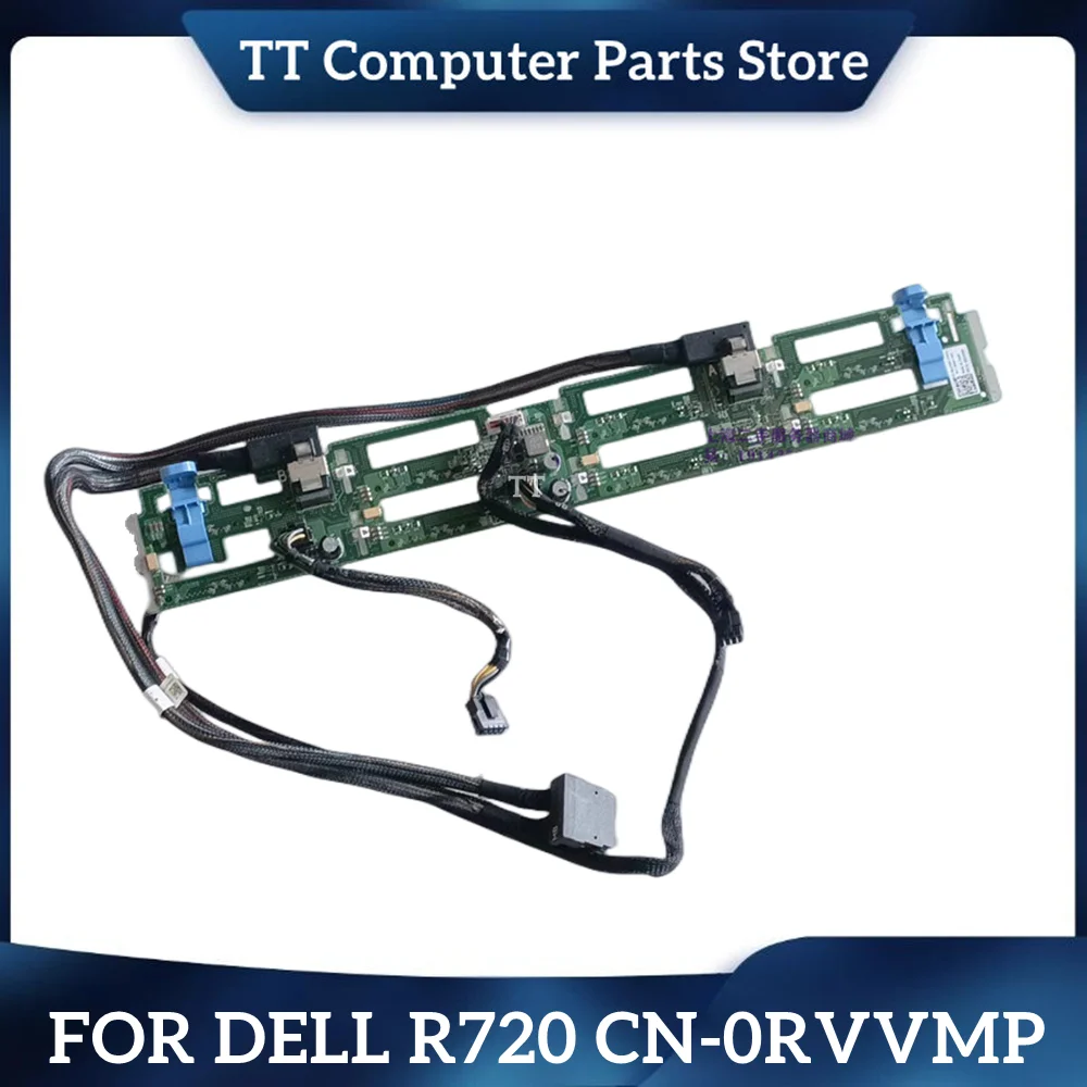 Original para Dell R720 Hard Drive Backplane 3.5 Polegada 8-bay 0rvvmp Rvvmp Cn0rvvmp Navio Rápido tt