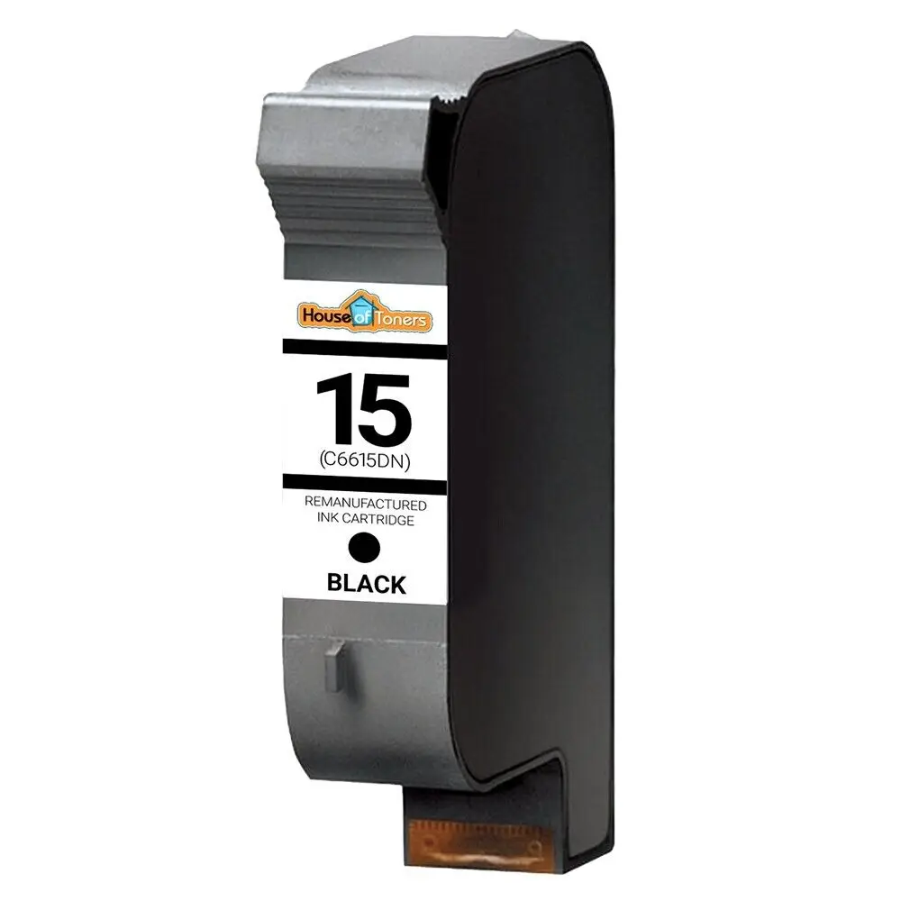 

Remanufactured HP 15 Ink Cartridge for Deskjet 940 940C 940Cvr Color Copier 310