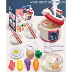 Ensemble de jouets de cuisine pour enfants, maison de jeu, cuisinière à Induction, vaisselle de cuisine, Simulation éducative 