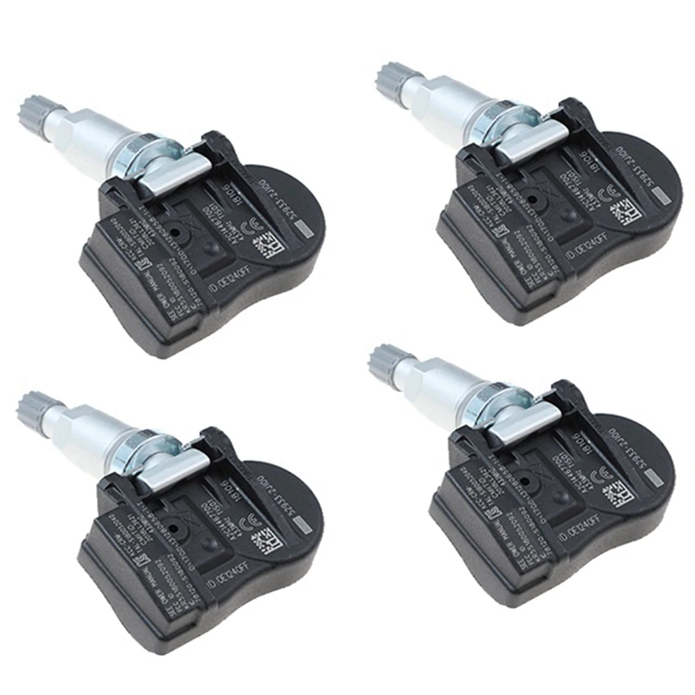 

4 Tire Pressure Sensor TPMS 529332J100 52933-2J100 for for Sorento 2017 2018 Prime 2019
