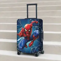 Spider Man Web Shooting Leap Poster Suitcase Cover Business Protection Flight Strectch Luggage Accesories 1