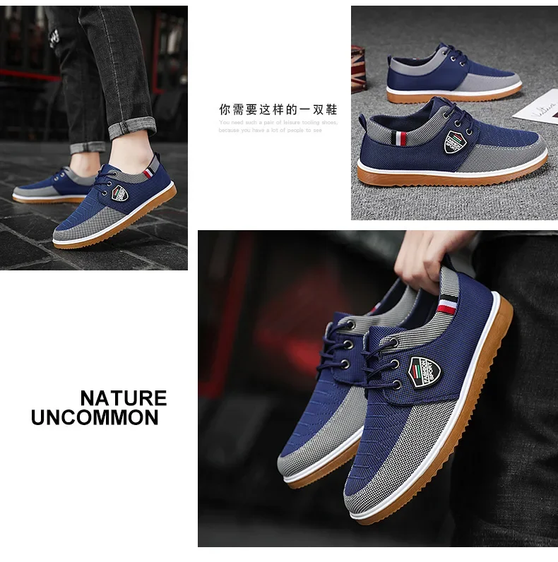 Old Beijing Cloth Shoes Versatile Work Shoes Casual breathable wear-resistant Fashion Lacing Casual Canvas Shoes Large sizes 6