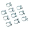 10pcs Fuel Line Jubilee Hose Clips Clamp Diesel Petrol Pipe Coolant Radiator Carbon Steel Galvanized Pipe Fittings Fixing Tool 2