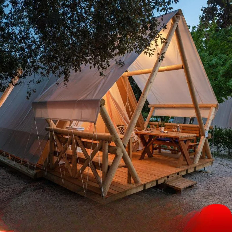 BBHotelzelteOutdoorLuxusHolzzelteausHolzResortHighEnd