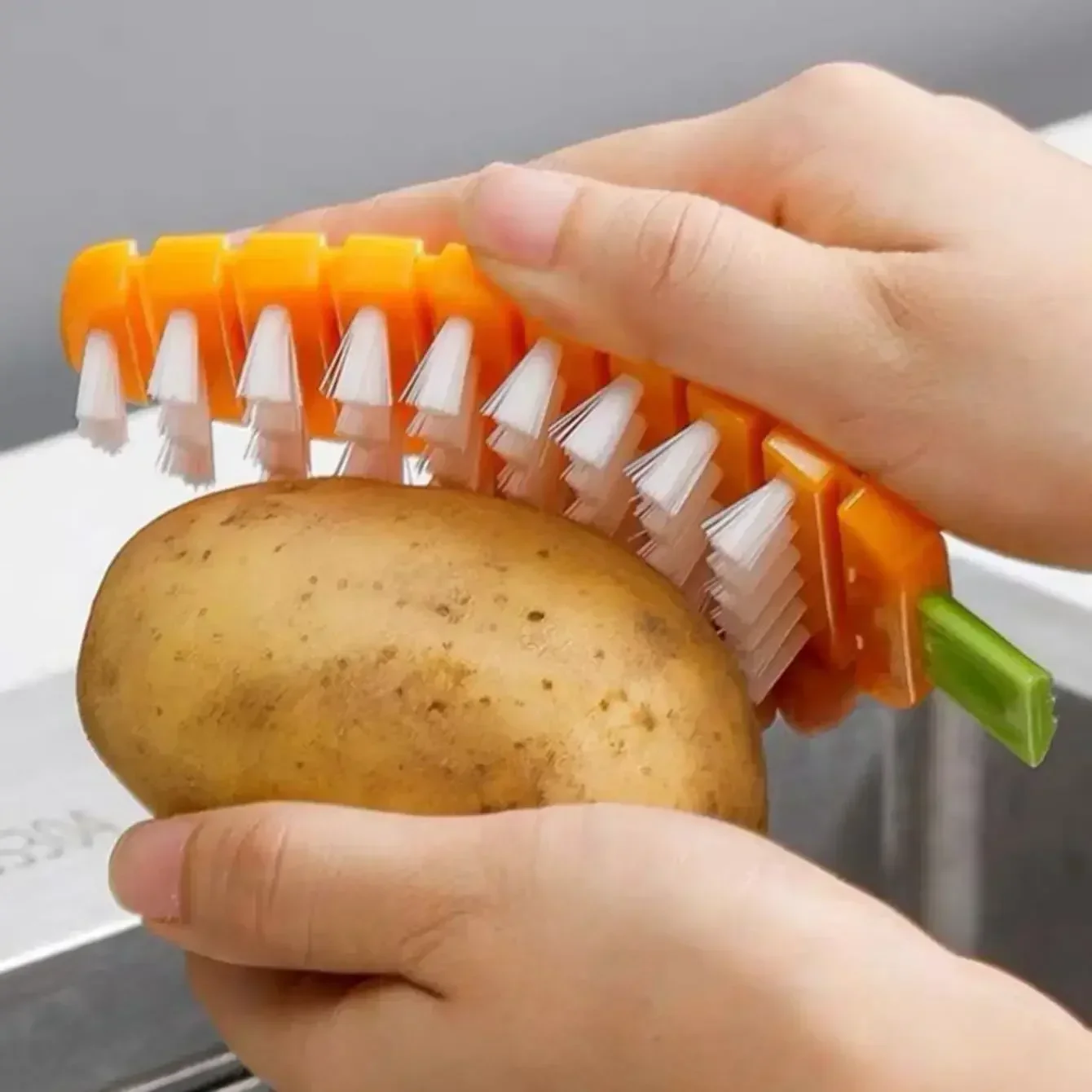 Flexible Vegetable Brush for Fruits and Vegetables Kitchen Brush