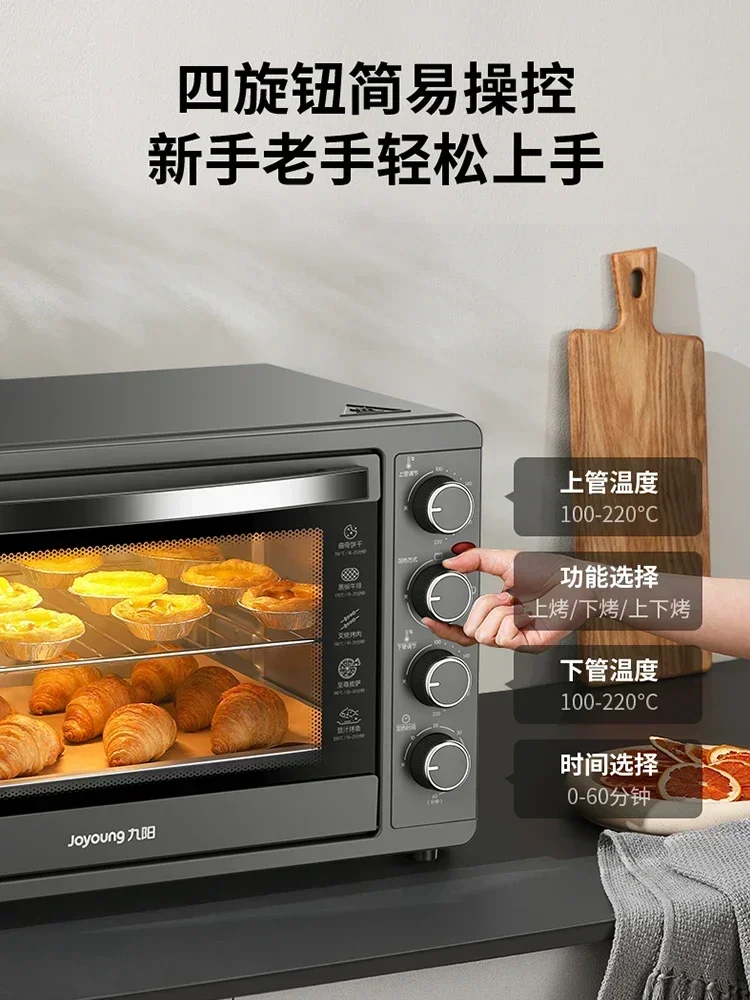 Automatic Multifunctional Household Oven. New. Electric. Large Capacity 45L. For Baking. 5