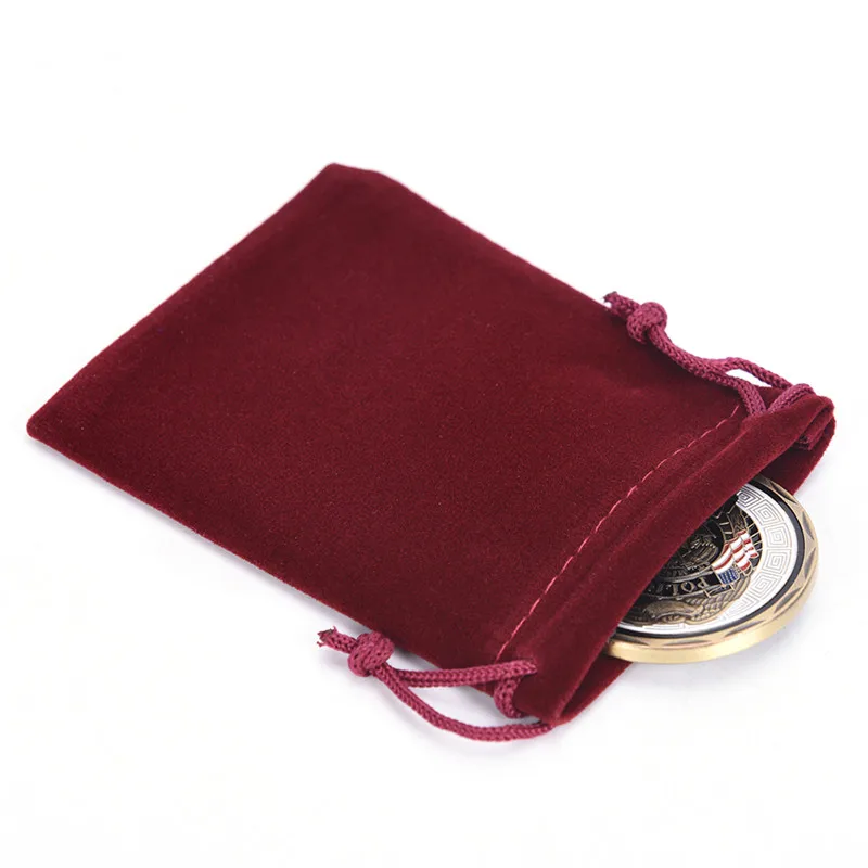 

10Pcs Velvet Drawstring Pouches Jewelry christmas Gift Bag packing Bags 7x9cm