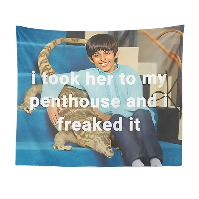 Aertemisi Ravi Elvittem A Penthouse -Ba, És Kiborítottam Gobelin Fali Függő Művészet Hálószobás Nappali Dekoráció Partira - Image 6