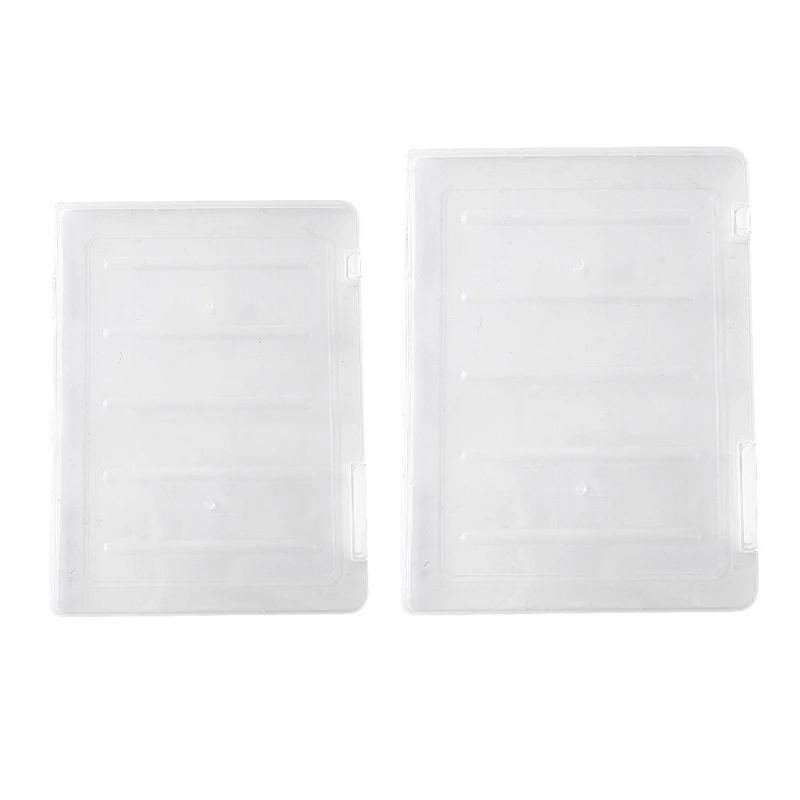 

Durable File Box Transparent Plastic Storage Case for Office and Travel Use 40JB