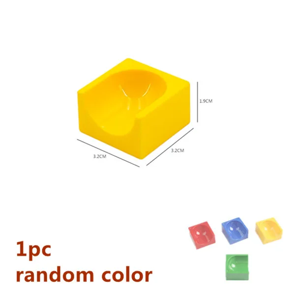 thumbnail image 1 of Bloques de construcción grandes para carreras de canicas, bolas rodantes locas, tobogán compatible con dinosaurios, túneles, piezas de ladrillos de animales, accesorios, juguetes para niños, 1 of 5