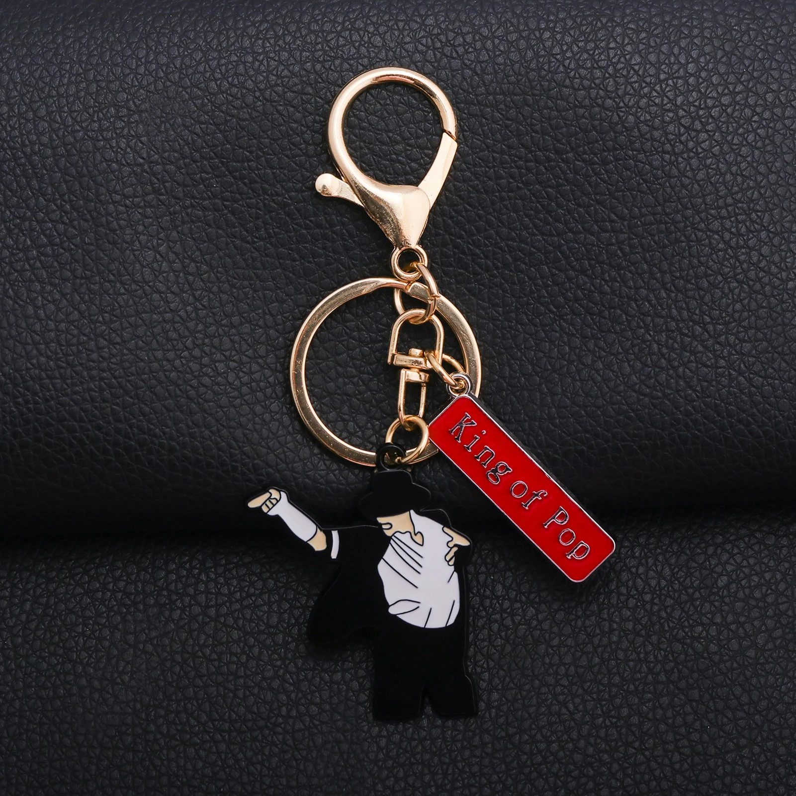 Michael Jackson Retro Dance Moves Keychain - King of Pop Tribute Gift Collection