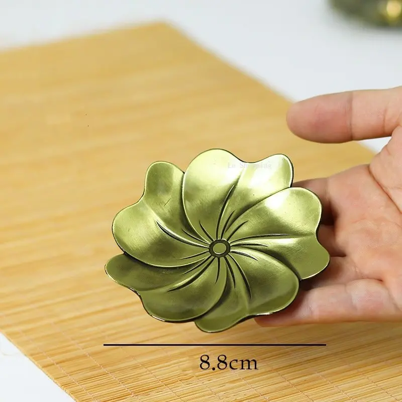 Pure Copper Porous Incense Holder DIY Home Incense Burner Japanese Tray Creative Zen Pure Copper Holder
