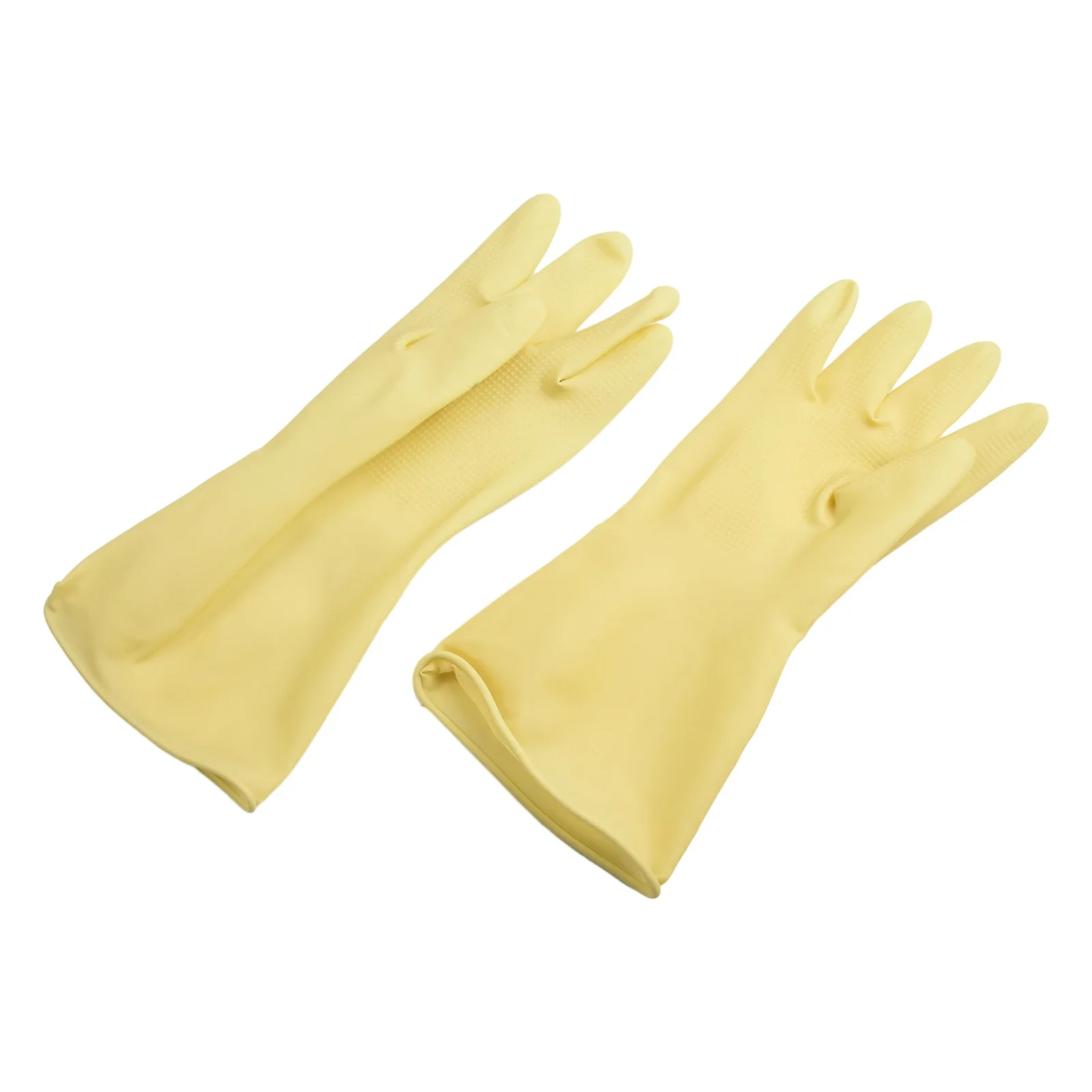 1Pair Industrial Gloves Natural Latex Acid Resistant Chemical Protective Gloves Acid And Alkali Resistant Industrial