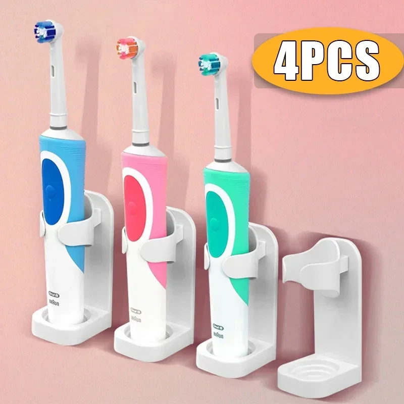Toothbrush Holder Traceless Bath Wall-Mounted Electric Toothbrush Holders Adults Stand Hanger