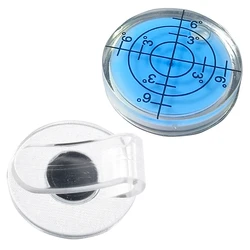 Golf Hat Cap Clip with Detachable Magnetic Ball Marker and Level Function (Blue)