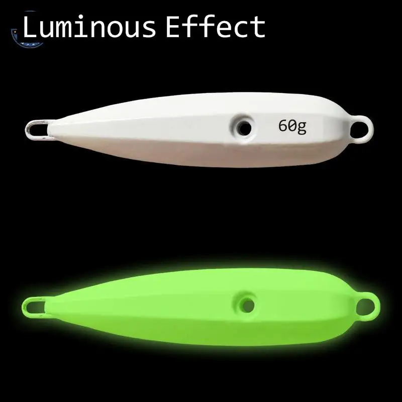 New Ship Fishing Artificial Bait Inchiku  Lead Fish Bait Luminous Squid Hook Bionic Bait 100g 150g 180g 200g