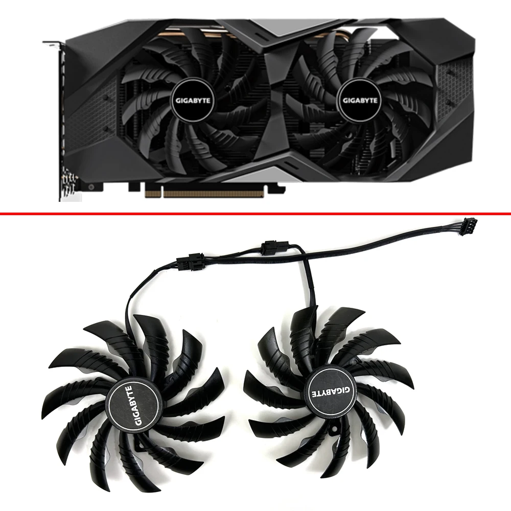 

NEW 95MM 4PIN PLD10010S12H Video Card Fan For Gigabyte RTX2070 RTX 2060 SUPER 2070 WINDFORCE GTX1660Ti GTX1650 GPU Fan