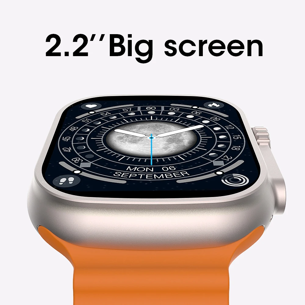 Ʈ ġ W68 + Ultra NFC  ׼     Smartwatch ø 8 1:1 49mm ̽ GPS Ʈ  ȭ 2.2&