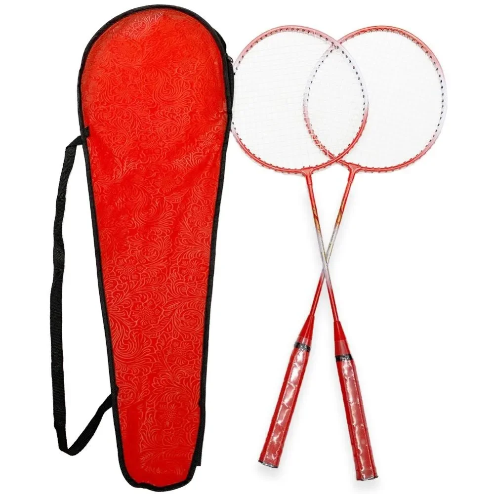 Badminton Racket Set Professional Badminton Rackets Shuttlecocks and Carrying Bag Set Indoor Outdoor