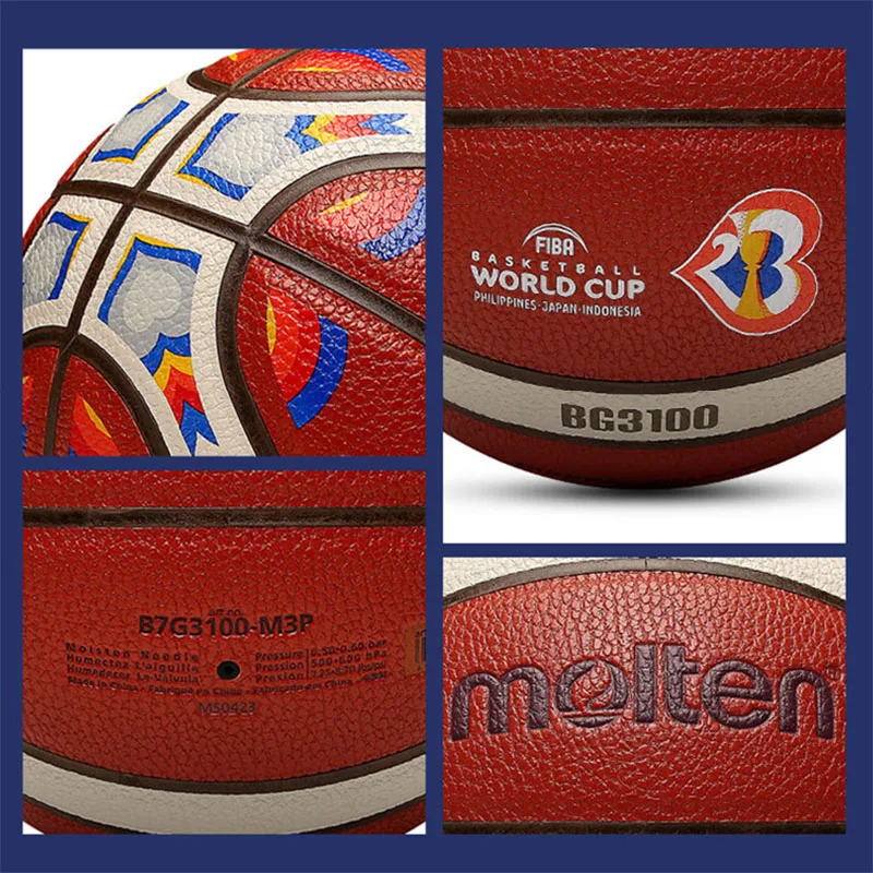 Molten Basketball Balls High Quality Official Size 7 PU Indoor Outdoor Men Basketball Training Match Game Original Baloncesto