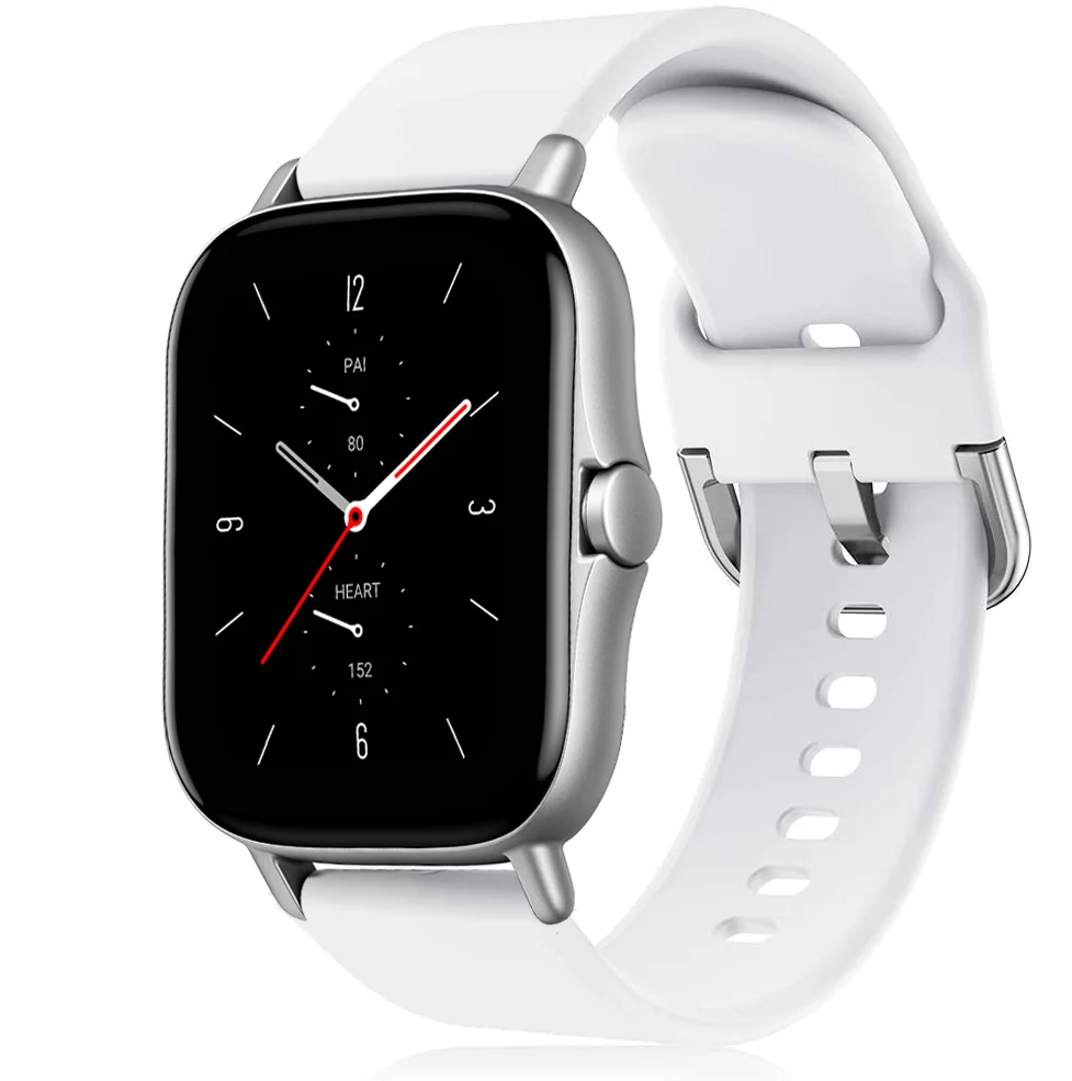 Versatile Silicone Smartwatch Band - 20mm/22mm
