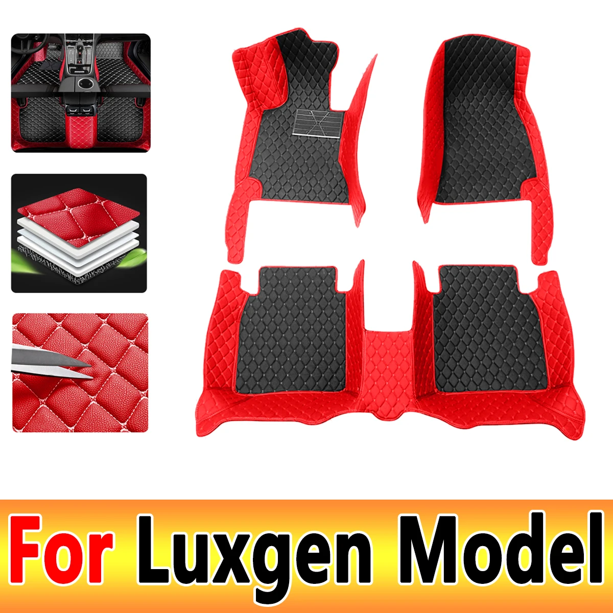 

Car Mats Floor For Luxgen URX S5 U6 Car Accessories 2022 2023