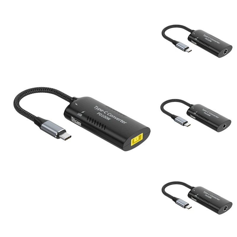 

Female To Type-C Multi-Function Adapter Cable Support PD3.0 100W For Laptop Power DC Conversion Adapter