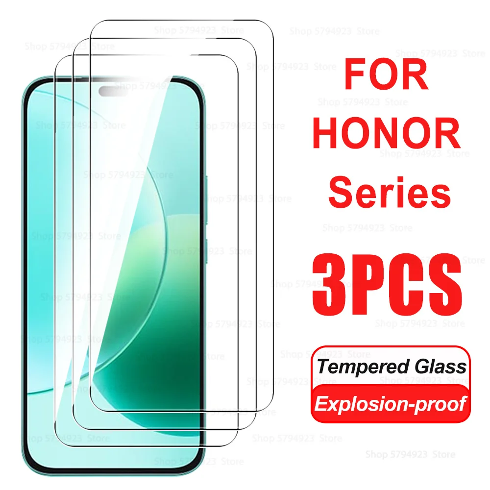 Premium Tempered Glass Screen Protector for Honor - HD Crystal Clear Film