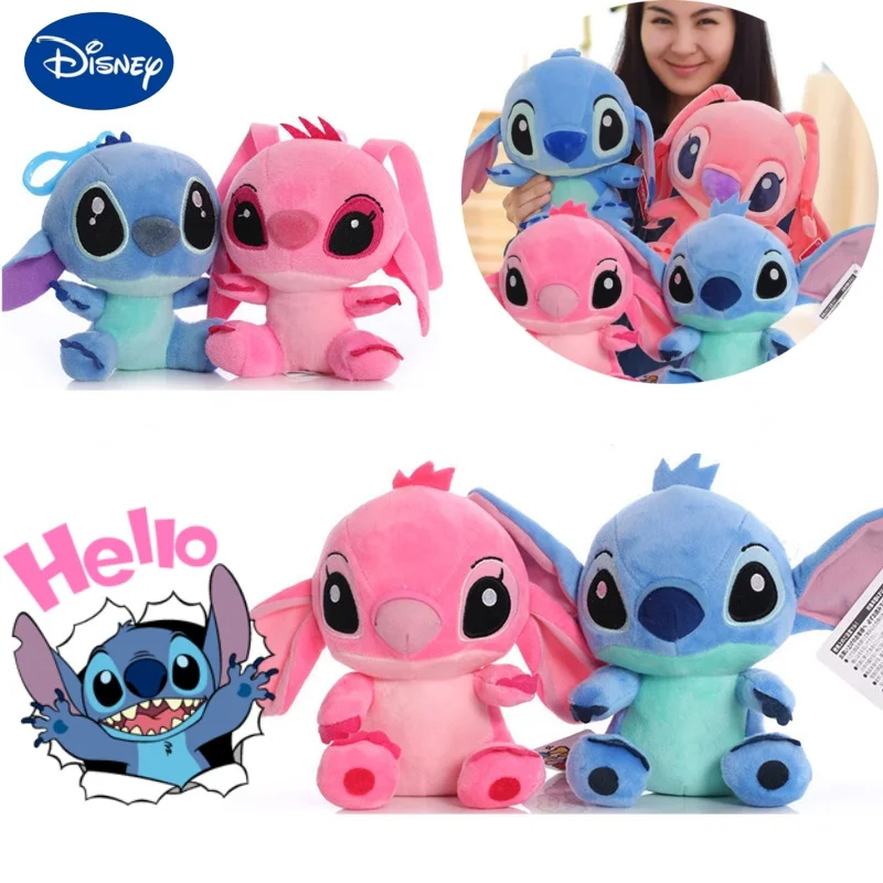 HOT SALE Disney Stitch Stuffed Plush Models Cute Cartoon Stuffed Plushs Dolls Anime Plush Baby Toys Kawaii Kids Birthday Gift